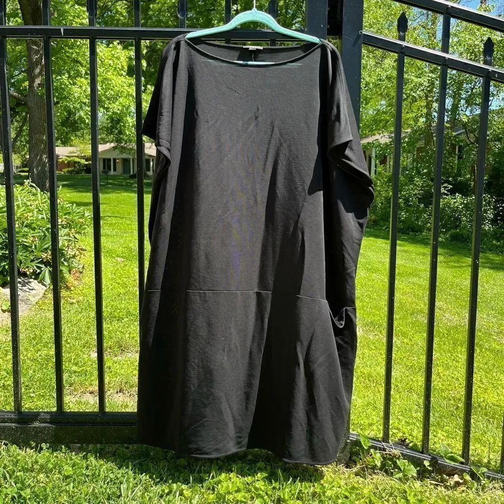 COS Boxy Oversized Draped Dress